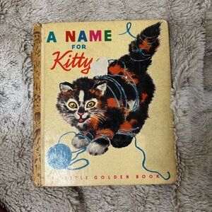 A name for kitty a little golden book